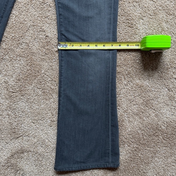 7 For All Mankind Rocker Bootcut Jeans | Charcoal Black 31 | USA Made - Picture 13 of 15